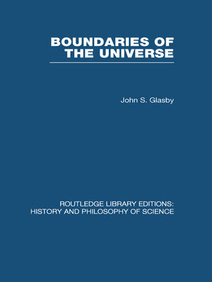 cover image of Boundaries of the Universe